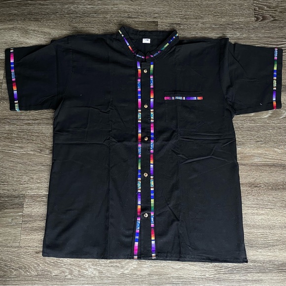 Mexican Shirt, Mexican Guayabera XL - Picture 1 of 2